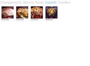 Conta com 15 Campeões e 1 Skin - League of Legends LOL