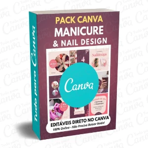 Pack Premium Canva 100% Editaveis  Nail Designer