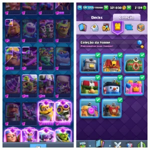 Conta Clash Royale 9000 Trofeis