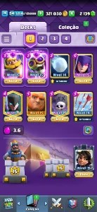 Conta Clash Royale 9000 Trofeis