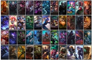 Conta prata 1 com 144 Champs e 262 Skins + 5 Prestigios - League of Legends LOL