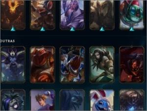 CONTA ANTIGA SEASON 3 (COM ICONES DA ÉPOCA) 72 SKINS - League of Legends LOL