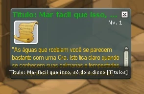 TITULO MAR FÁCIL QUE ISSO, SÓ DOIS DISSO (EFRIM) - Wakfu