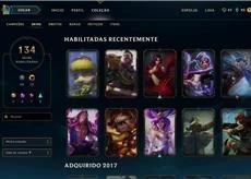 Conta diamante 3, 134 skins, 63 champs - League of Legends LOL