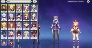 🔥Hutao+Kazuha C1 +Keqing+Falcão🔥AR40🔥46 Resinas🔥 - Genshin Impact
