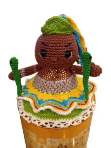 Luminária Amigurumi - Oxumaré - Artesanato e Personalizados