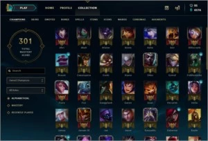 CONTA LEAGUE OF LEGENDS LVL 30 74 CHAMPIONS GOLD V LOL