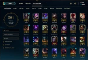 CONTA LEAGUE OF LEGENDS LVL 30 74 CHAMPIONS GOLD V LOL