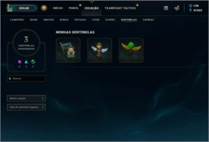 CONTA UNRANKED | NV 31 | 2 CAMP | 41405 ESSÊNCIAS | 130 RP - League of Legends LOL