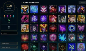 Conta Todos os Champs e 583 skin - League of Legends LOL