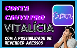 Conta Canva Pro Vitalícia