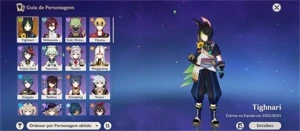 Conta com Thignari AR 26 - Genshin Impact