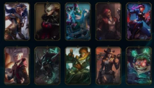 Conta Desde 2015 com 250 skins, 3 Ultimates e 7 vitoriosas - League of Legends LOL