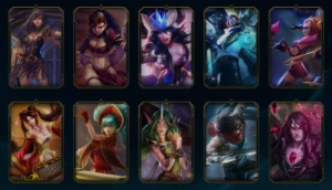 Conta Desde 2015 com 250 skins, 3 Ultimates e 7 vitoriosas - League of Legends LOL
