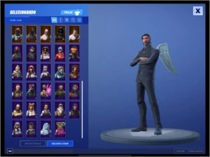 Conta fortnite temporada 3 com 53 skins