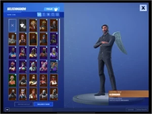Conta fortnite temporada 3 com 53 skins