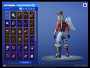 Conta fortnite temporada 3 com 53 skins