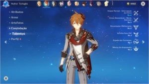 Conta com 2 personagens 5 * + 9 armas 4 * - Genshin Impact