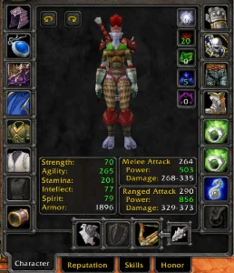 Wow Fresh Classic 60 Hunter 100% mount + 51 Orc Warrior  - Blizzard