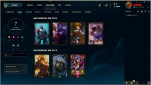 Conta Diamond 1 - Com Champs e Skins - League of Legends LOL