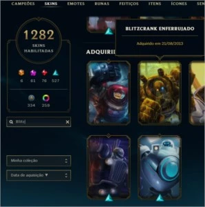 CONTA DE COLECIONADOR LOL! - League of Legends