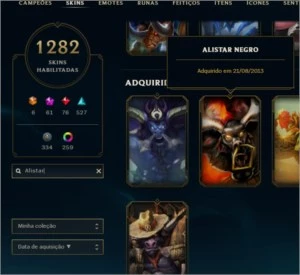 CONTA DE COLECIONADOR LOL! - League of Legends