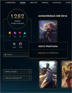 CONTA DE COLECIONADOR LOL! - League of Legends