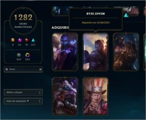 CONTA DE COLECIONADOR LOL! - League of Legends