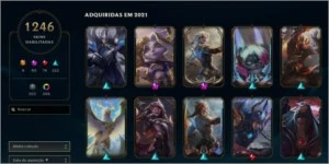 Conta LOL + 1200 Skins - League of Legends