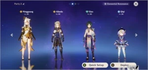 GENSHIN AR54 ALBEDO, XIAO, QIQI C1, KOKOMI E DUAS ARMAS 5* - Genshin Impact
