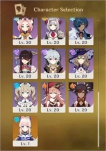 GENSHIN AR54 ALBEDO, XIAO, QIQI C1, KOKOMI E DUAS ARMAS 5* - Genshin Impact