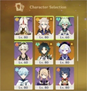 GENSHIN AR54 ALBEDO, XIAO, QIQI C1, KOKOMI E DUAS ARMAS 5* - Genshin Impact