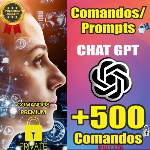 Chat Gpt + 500 Comandos Prontos Premium┃Envio Imediato