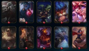 335 SKINS, lvl 301, 108k de Essência e 94 Essências Misticas - League of Legends LOL