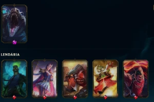 335 SKINS, lvl 301, 108k de Essência e 94 Essências Misticas - League of Legends LOL