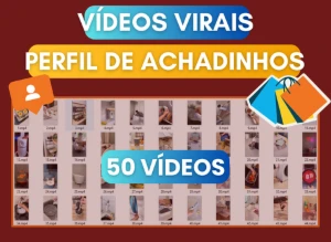 Vídeos Virais para Crescer Perfil de Achadinhos - Redes Sociais