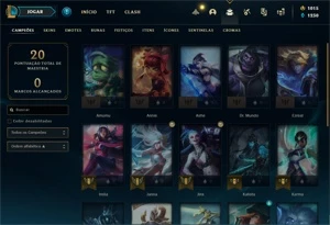 Conta Platina 4 Smurf League of Legends Email não confirmado LOL