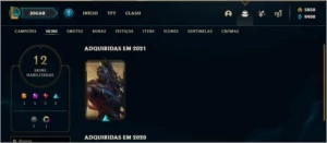 Conta Prata - League of Legends LOL