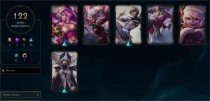 Venda conta no League of Legends, 122 skins. LOL