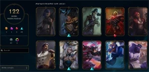 Venda conta no League of Legends, 122 skins. LOL