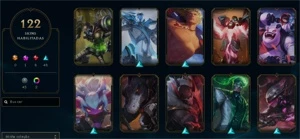 Venda conta no League of Legends, 122 skins. LOL