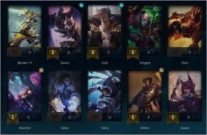 CONTA LEAGUE OF LEGENDS LVL 30 MMR ZERADO 20 CHAMPIONS LOL