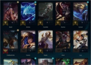 CONTA LEAGUE OF LEGENDS LVL 30 MMR ZERADO 20 CHAMPIONS LOL