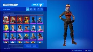 conta de fortnite mais de 100 skins 9 passes sesson 3