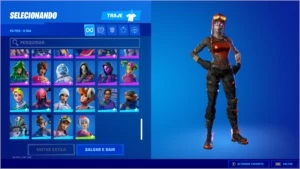 conta de fortnite mais de 100 skins 9 passes sesson 3