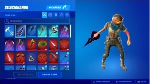 conta de fortnite mais de 100 skins 9 passes sesson 3