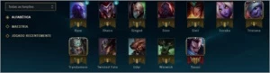 Conta de League of Legends Prata 1 LOL