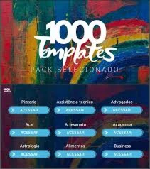 1000 Template Pack Selecionado - Outros