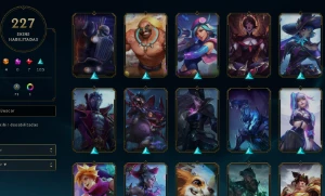 FULL ACESSO - LVL 383 - 227 Skins - TODOS Champions - League of Legends LOL