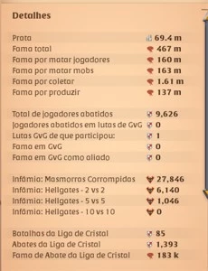 CONTA ALBION + EMAIL ZVZ / PVP/ REFINAR TECIDO 100/100 - Albion Online